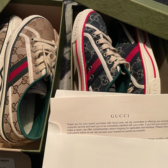 Shoes - Gently used Gucci sneakers sold separately